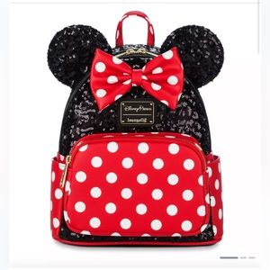 Minnie Mouse Sequined Loungefly mini Backpack